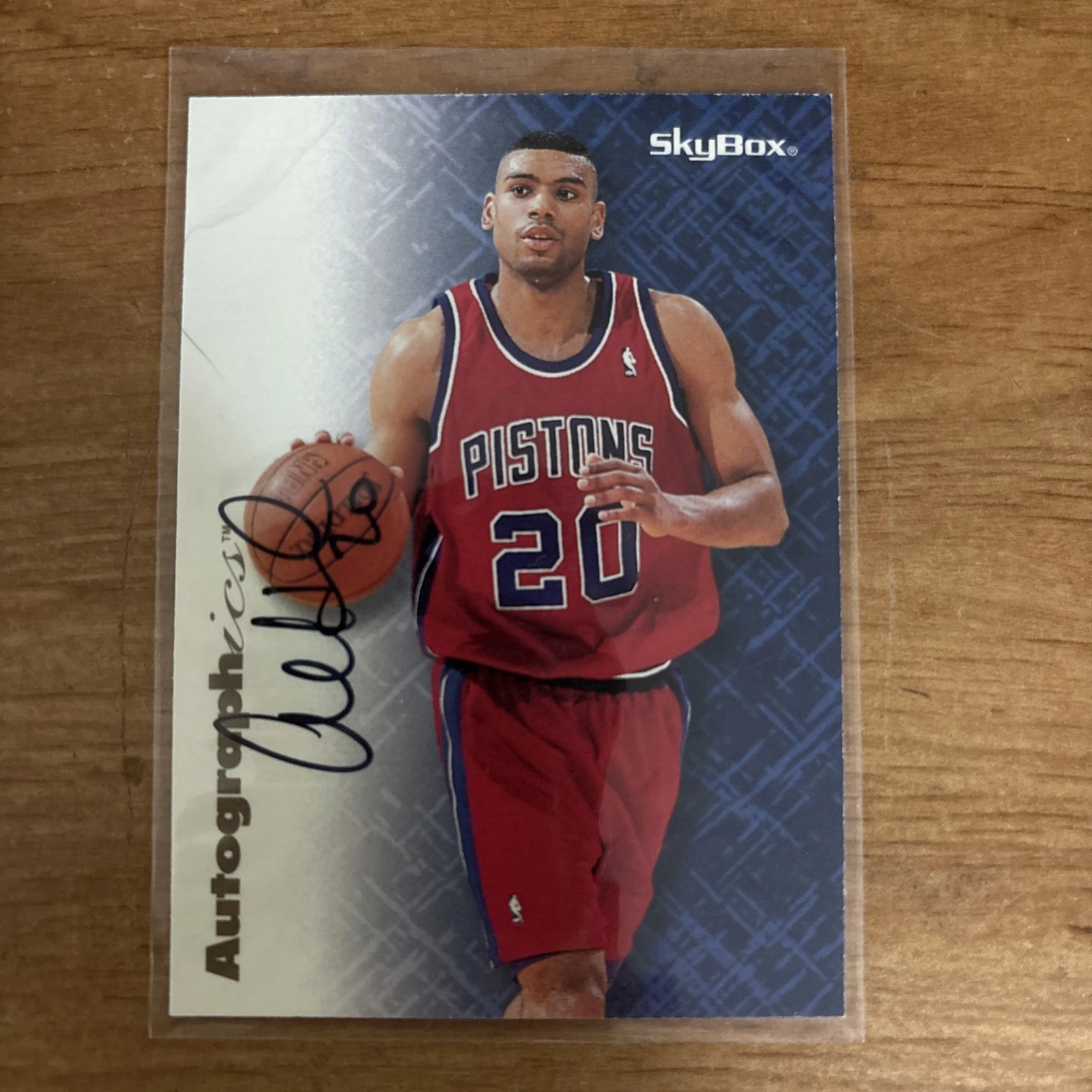 1996-97 SkyBox Premium Autographics Allan Houston