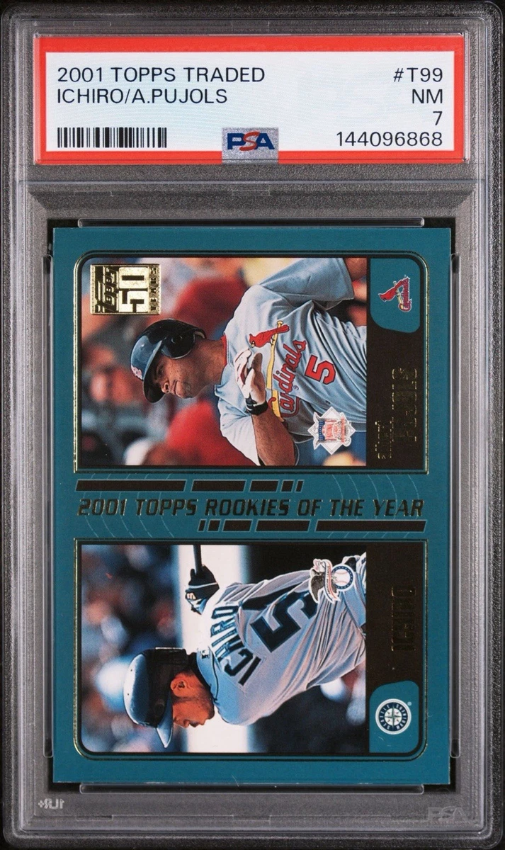 2001 Topps Traded & Rookies - Albert Pujols Ichiro Suzuki #T99 for