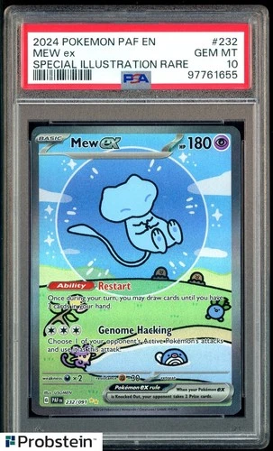 2024 Pokemon Paf En Special Illustration Rare #232 Mew Ex PSA 10 GEM MINT