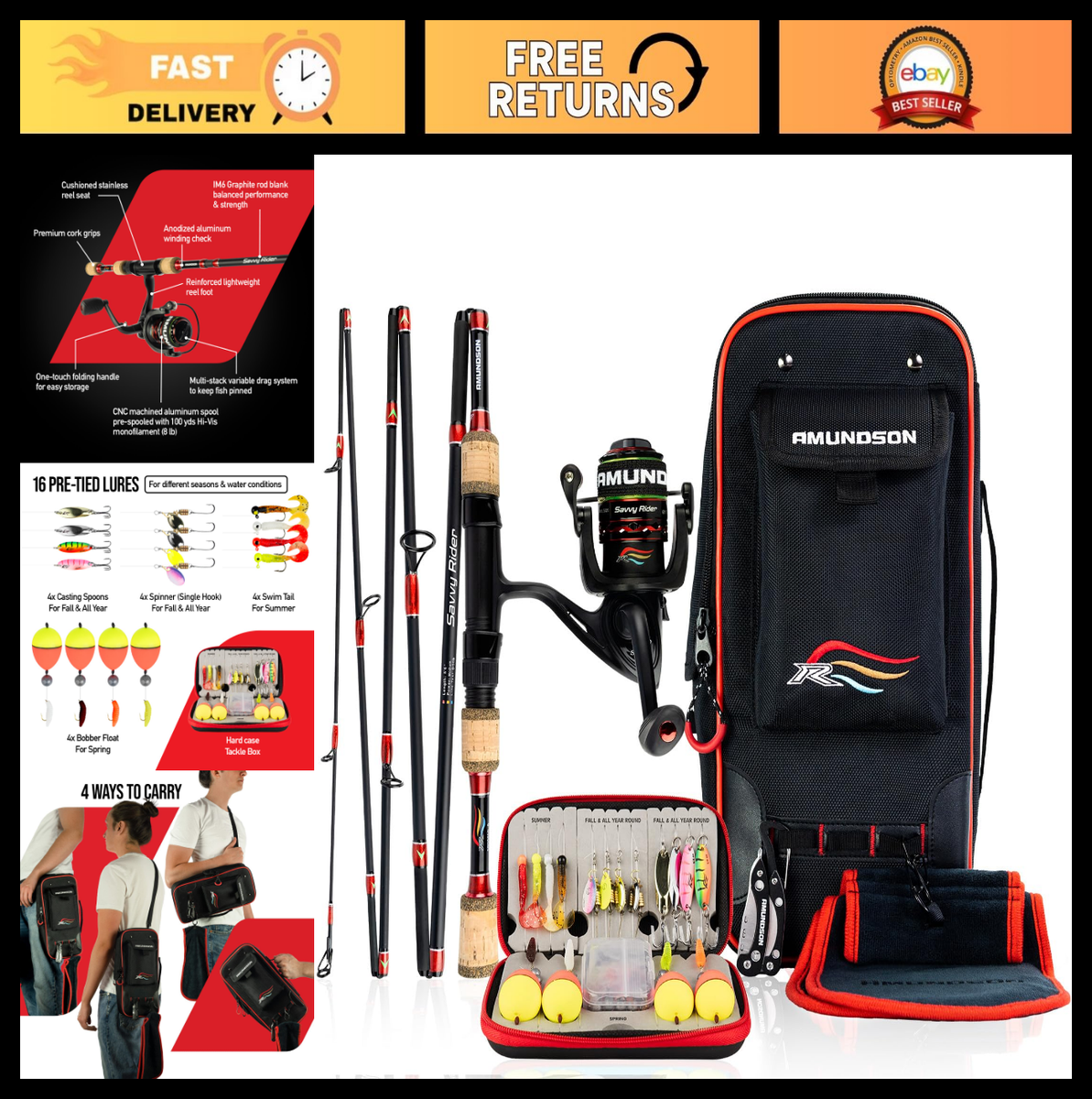 bellinger fly rod reel seats Atlas 3-6 up-locking exposed hood seat (assorted inserts) – Proof Fishing PROMAR LARGE PROFLOAT LANDING Lure Color:Starburst rocker jig