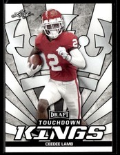 2020 Leaf Draft #76 CeeDee Lamb Rookie Cowboys Football Card 0303J. rookie card picture