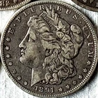 💥 1891‑O Morgan Dollar • New Orleans Mint Silver Icon 🌌