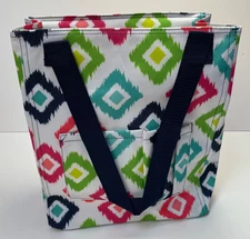 NWT Thirty-One 31 Tall Organizing Tote Candy Corners Bag 11x13x6 Zip Top NEW