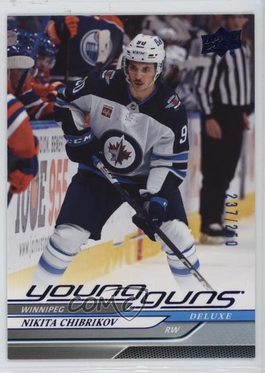 2024 Upper Deck Series 1 Young Guns Deluxe 237/250 Nikita Chibrikov #245 Rookie