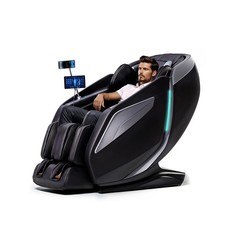 4D Massage Chair Full Body Zero Gravity Recliner - 55  SL-Track,15 Auto Mo
