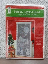 Vintage 2005 Merry Brite Holiday Lighted Door Panel 40 X 84”