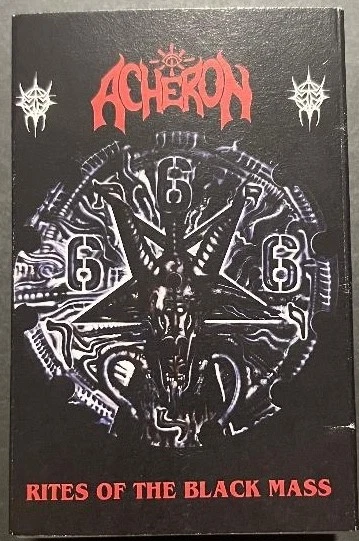 ACHERON - Rites of the Black Mass - 2025 Double Cassette w/Demo - Limited to 100 - Image 3 of 4