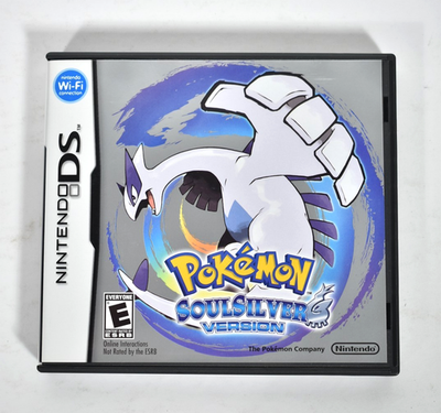 Pokemon SoulSilver Version Nintendo DS Case & Manual Only No