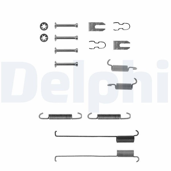 Delphi ZubehöRsatz, Bremsbacken Hinterachse U.A. FüR Fiat, Ford, Lancia, Mazda-image