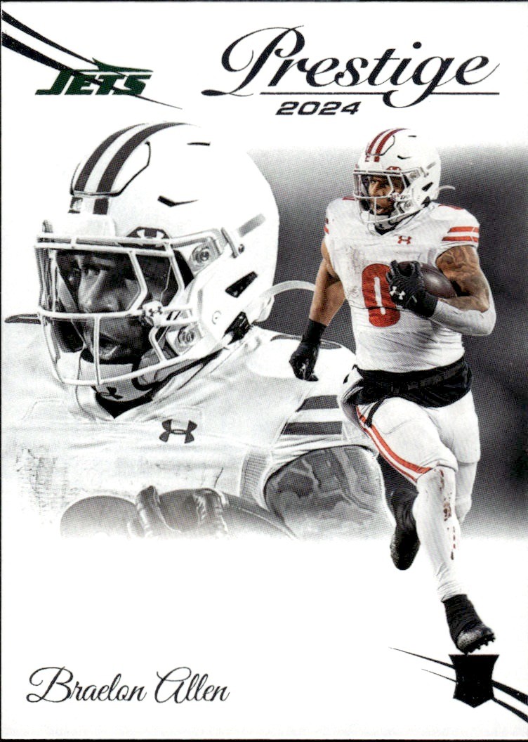 Braelon Allen 2024 Panini Prestige #365 RC New York Jets