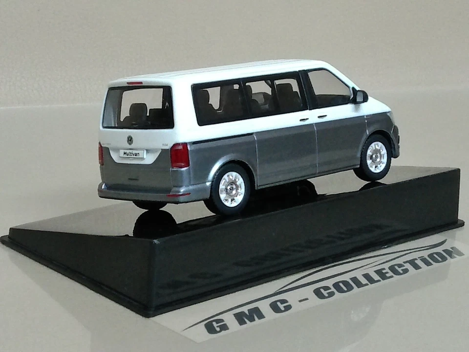 VW T6 MULTiVAN 2017 BiANCO/GRiGiO  IXO-MODELS 1/43 (NO NOREV SOLiDO) - Immagine 4 di 4