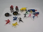 Vintage MMPR Power Rangers Mini Figure Lot Galoob Micro Machines Bandai Zords