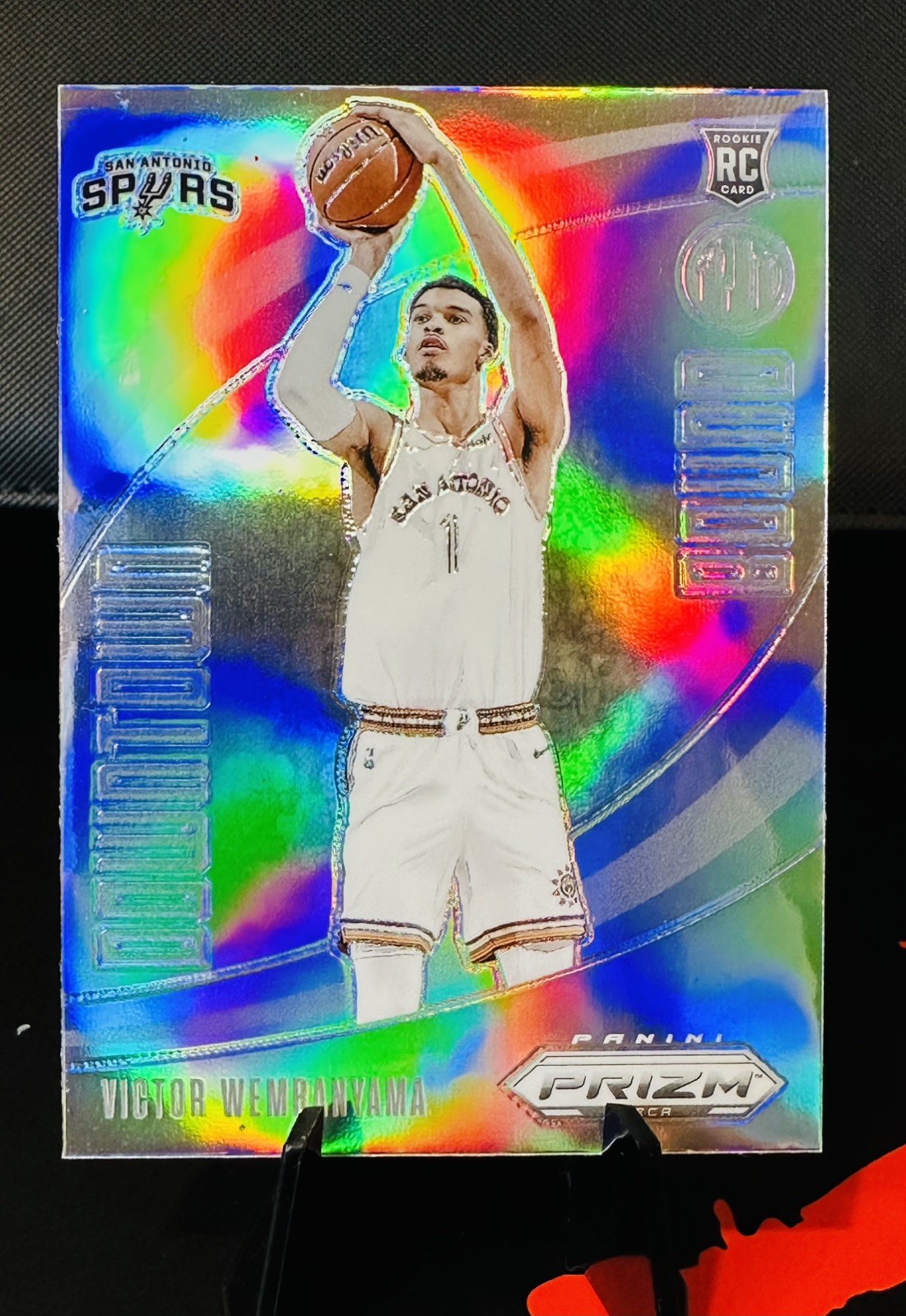 2023-24 Prizm DECA Victor Wembanyama #8 Silver Downtown Bound RC SP🔥RARE MINT