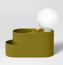 Orb Shade Organizer Novelty Table Lamp - Room Essentials- Green