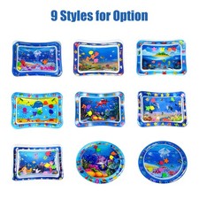 Tummy Time Water Mat For Baby Boys Girls PVC Inflatable Water Play Mat For BAFZ