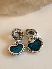 New 925 Authentic sterling silver Pandora Mother Son Love Charm 797777EN16