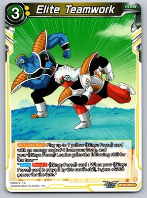Elite Teamwork BT29-083 Common Fearsome Rivals Dragon Ball Super Near Mint
