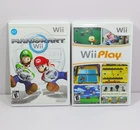 Wii Mario Kart Racing Game & Wii Play Nintendo Games Set  (2 Pc Set)