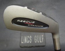TaylorMade Rescue Titanium 18° Hybrid Stiff Graphite Shaft Golf Pride Grip