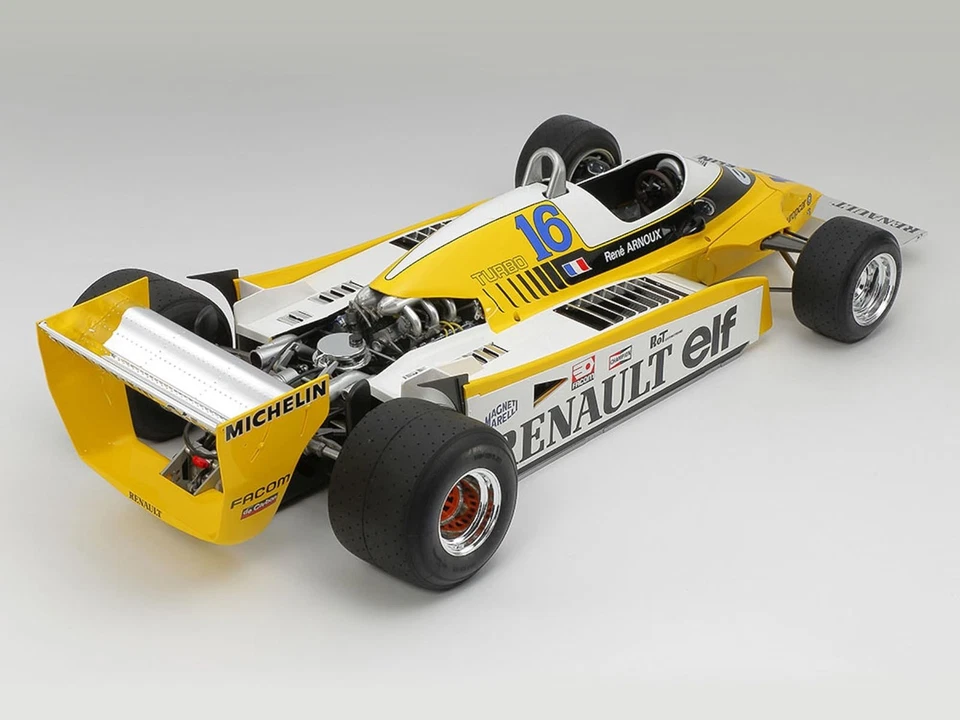 Renault Turbo Re-20 Renè ArnouxTamiya 1-12 kit Formula uno auto da corsa - Immagine 2 di 4