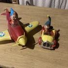 Vintage Corgi Noddy Car and unknown Noddy plane