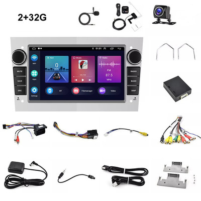 Android 14 DAB+ Auto Radio CarPlay für Opel Astra H Corsa C D Zafira B GPS Navi