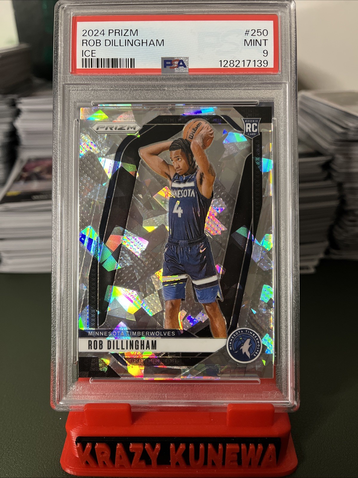 2024-25 Panini Prizm - Robert Dillingham #250 Ice Prizm (RC)