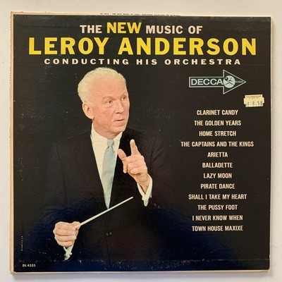 Leroy Anderson & His Orch   The New Music Of -1962 US PROMO MONO Vinyl LP VG/VG+
