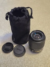 Nikon AF-S DX Nikkor Zoom 55-200mm f/4.0-5.6G ED, Clean W/ Caps & Bag