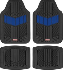 Motor Trend Dualflex Rubber Car Floor Mats All Weather Waterproof 4-piece Sport Motor Trend Dualflex Rubber Car Floor Mats All Weather Waterproof 4-piece Sport