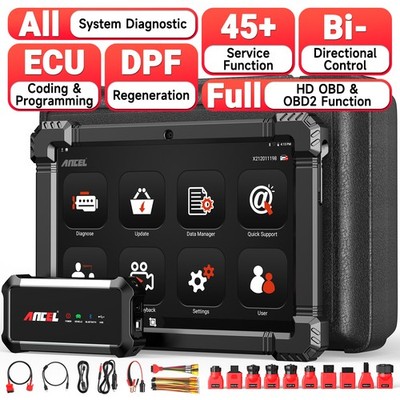 Diesel Heavy Duty Truck Scanner Bidirectional Diagnostic Tool DPF Oil ECU Coding