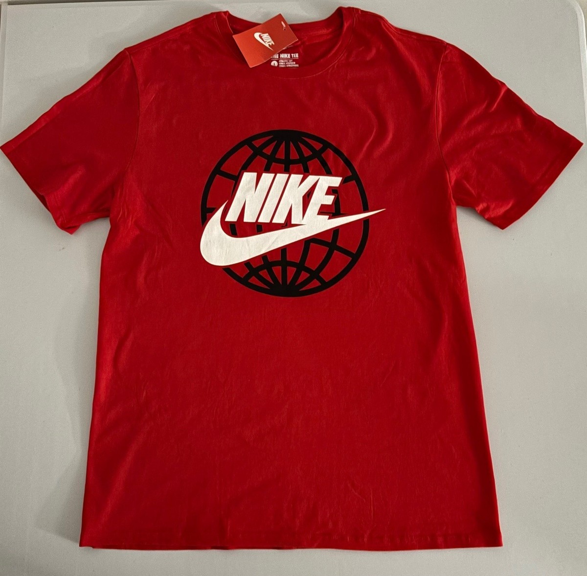 Nike Futura World Wide Sport T-Shirt Varsity Red/Black/White Men
