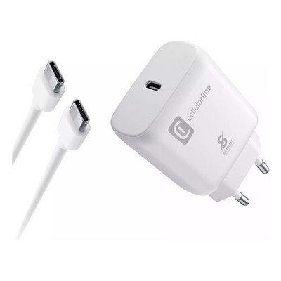 Cellular Line ACHSMKITC2CPD25WW FAST CHARGER Kit 25W White