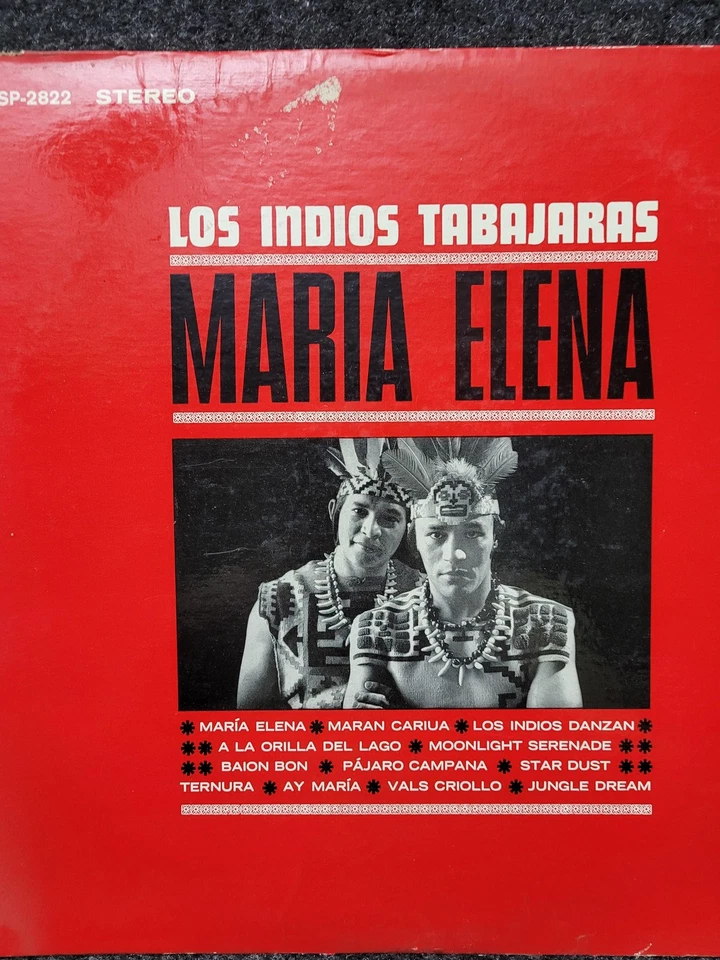 Vintage Los Indios Tabajaras LP Maria Elena RCA Victor LSP-2822 Stereo 1963 Foto 2 de 4