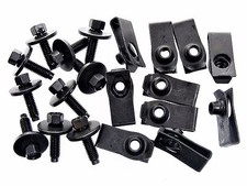 Hyundai Body Bolts U-nut Clips- M6-1.0 X 22mm Long- 8mm Hex- 20pcs 10ea 137