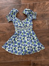 Alice & Olivia Dress Floral Size 12 Mini 