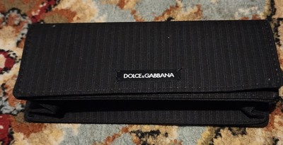 Dolce & Gabbana semi hard sunglasses/eye glasses case magnetic eyeglasses Black