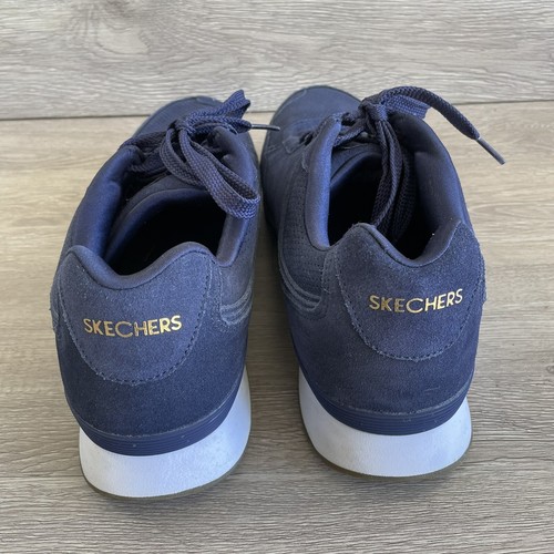 Zapatos Skechers OG 82 espuma viscoelástica 52303 azul marino talla 13 para hombre usados en excelente estado - Imagen 3 de 11