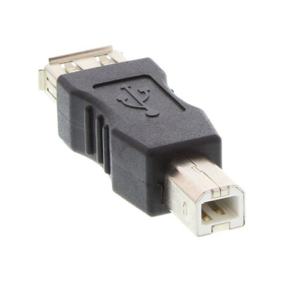 H48 USB2.0A Female to B Male Cable Hard Drive Adapter for PC Printer Scanner