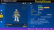 6IV Decidueye Hisui / Hisuian form Shiny  Non-Shiny Pokemon Scarlet  Violet