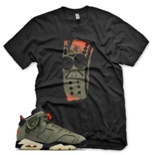 New Black JASON x PLANK T Shirt for J1 6 Travis Scott Cactus Jack Olive