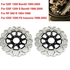 Front Brake Discs Disks For Suzuki GSF 1200 Bandit / s 1996-2005 RF 900 R 94-99
