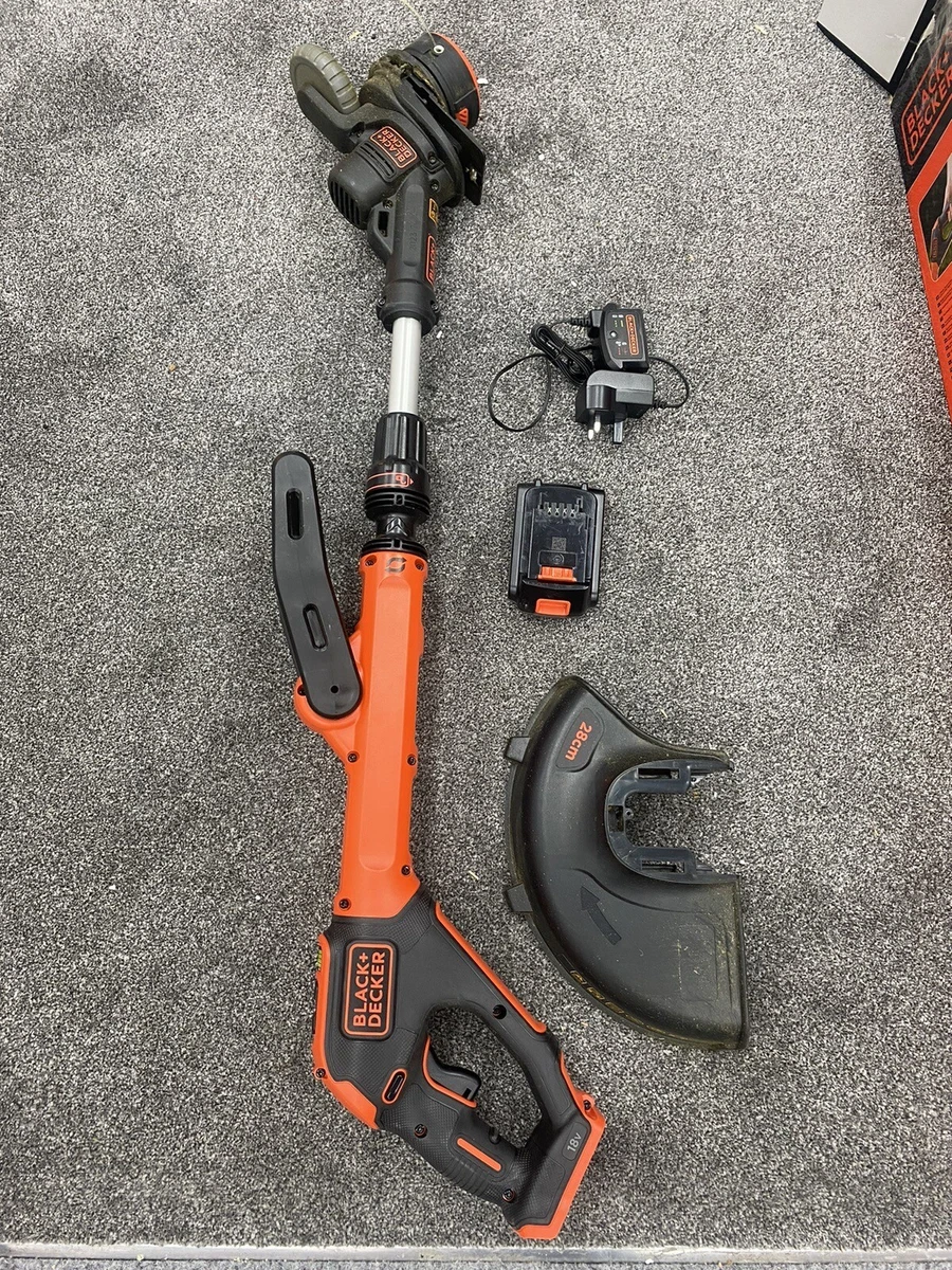 Black and Decker STC1820PC 18v Cordless Grass Trimmer 280mm 1 x 2ah Li ion