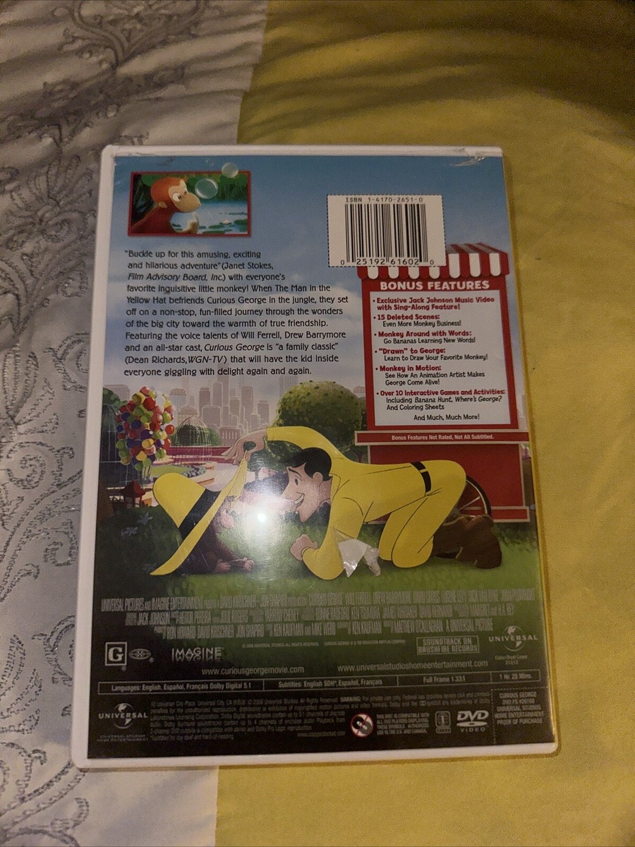 Curious George (DVD, 2006, Full Frame) 25192616020| eBay