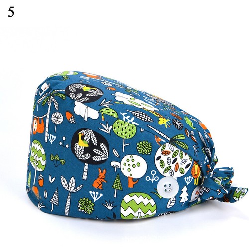 Unisex Nurse Doctor Hat Surgical Scrub Cap Medical Dentist Teeth Dental Cap UK - Picture 39 of 111