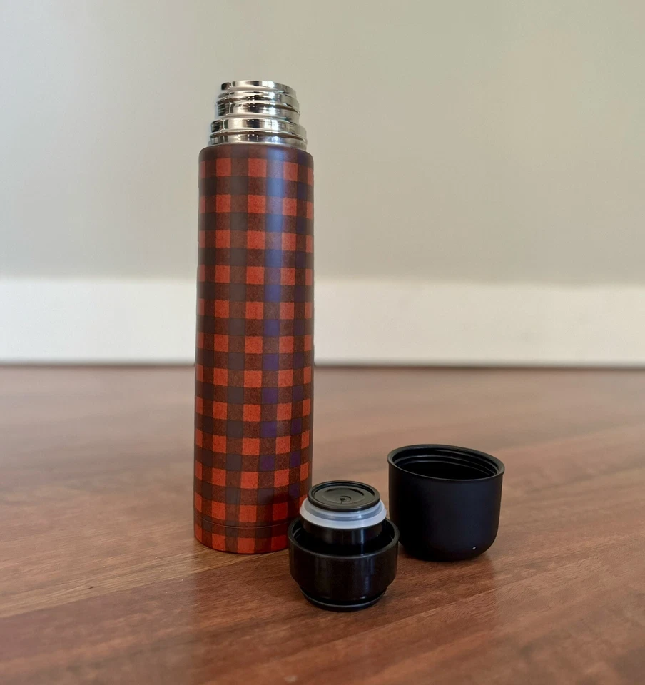 Termo sin marca 40 oz. Botella de bebida de acero inoxidable con aislamiento al vacío King Foto 3 de 4