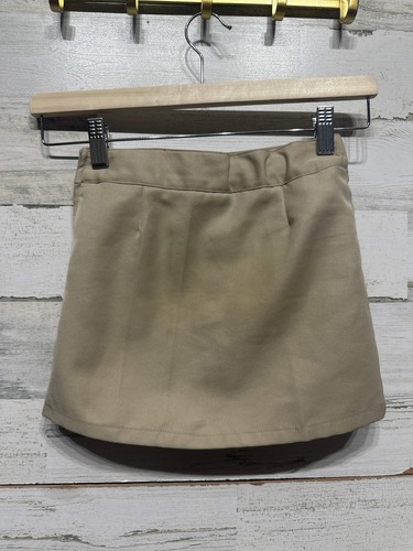 Girls Size 4 French Toast Khaki Skort - Good Used Condition - Picture 2 of 2