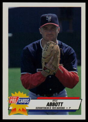 1993 Fleer ProCards Kyle Abbott Scranton/Wilkes-Barre Red Barons