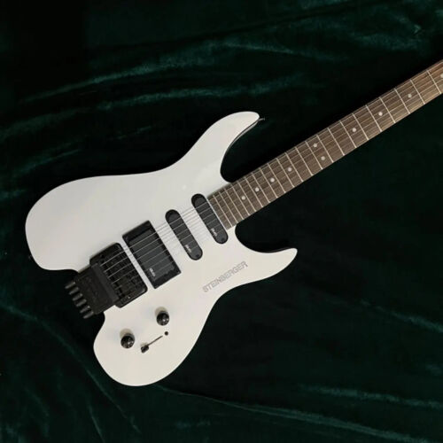 Steinberger Headless Electric Guitar White Floyed Rose Bridge Mahogany Body - Picture 1 of 12
