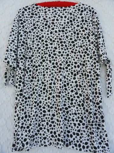 Banana Republic NEW Knit Top Misses XL Ivory Black Polyester Sleeve Ties NWT - Picture 6 of 8